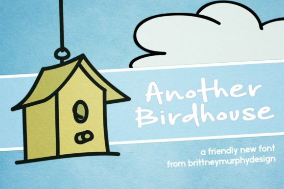 Another Birdhouse: A Handwritten Font for Creative Expression