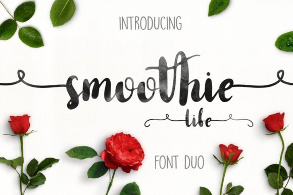 Be with Smoothie Life: A Handwritten Font for Creative Expression