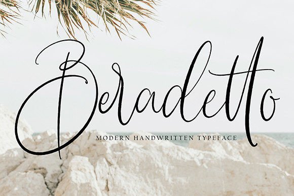 Beradetto: A Beautiful Handwritten Font for Creative Projects