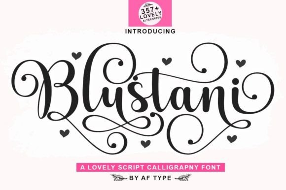Blustani: A Timeless Handwritten Font for Creative Expression