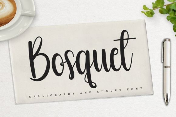 Bosquet: A Handwritten Font with Timeless Elegance