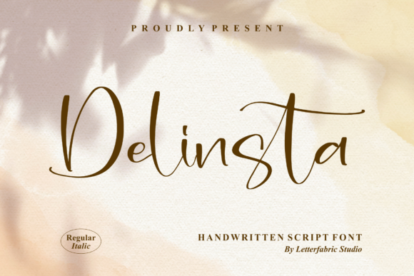 Delinsta: A Handwritten Font with Timeless Charm