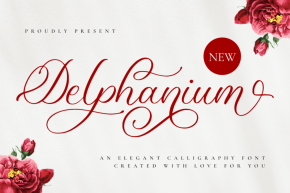 Delphanium: A Handwritten Font That Blends Tradition and Modernity