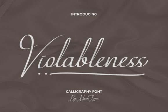 Discover the Elegance of Violableness: A Handwritten Font for Creative Expression