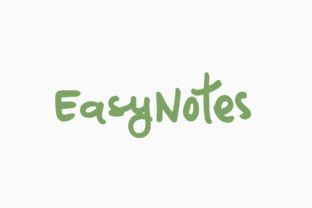 EasyNotes: A Handwritten Font for Creative Expression