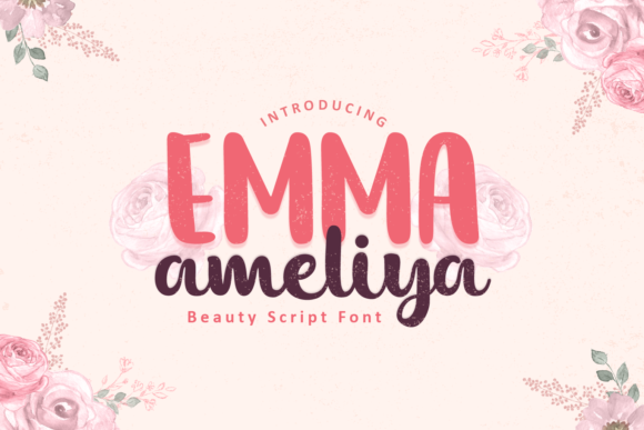 Emma Ameliya: A Handwritten Font That Transcends Time