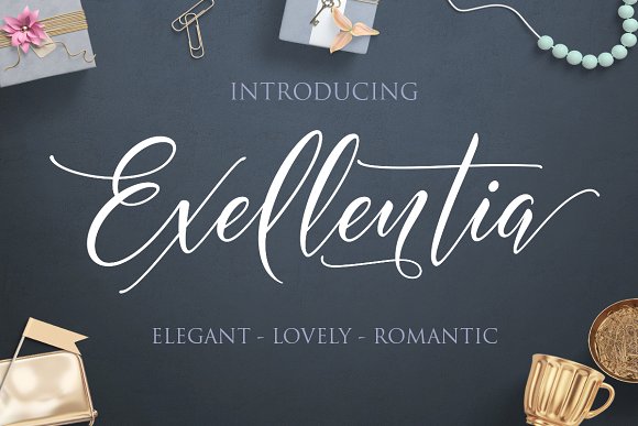 Exellentia: A Handwritten Font with Character and Charm