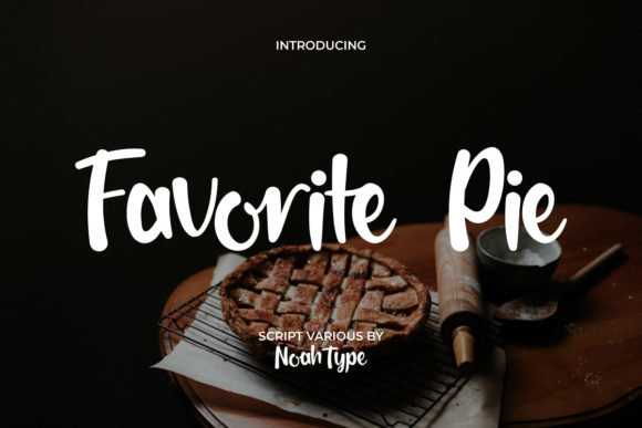 Favorite Pie: A Handwritten Font with Elegant Charm