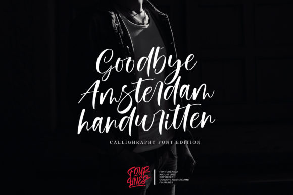 Goodbye Amsterdam: A Versatile Handwritten Font for Creative Expression