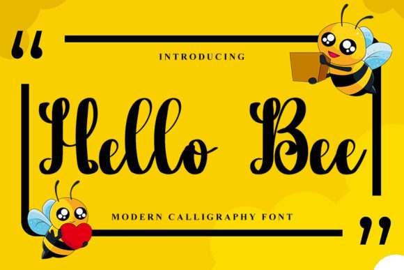Hello Bee: A Handwritten Font That Adds Elegance and Character to Your Designs