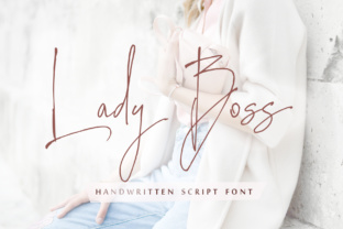 Lady Boss: A Feminine Font for Modern Design Workflows