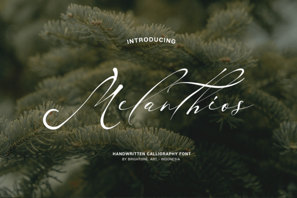 Melanthios Font: A Stylish and Natural Handwritten Font for Branding and Creative Projects