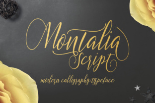 Montalia Script: A Modern Handwritten Calligraphy Font for Creative Expression