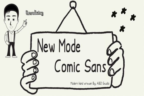 New Mode Comic Sans: A Versatile Handwritten Font for Creative Design