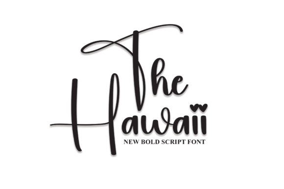The Hawaii Font: A Timeless Handwritten Style for Creative Projects